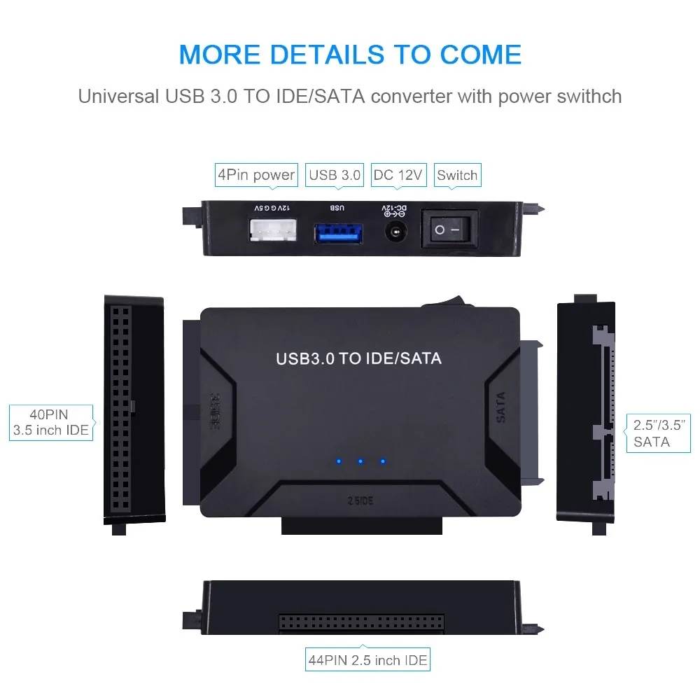 USB 3.0 į SATA IDE adapteris "Super Speed Pro"