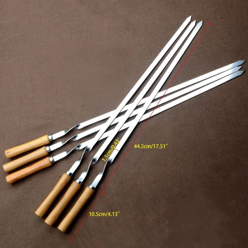 Plieniniai iešmai kepimui "Soul Kitchen BBQ" (55 cm)