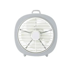 Elektroninis įkraunamas nešiojamas ventiliatorius "Retro"