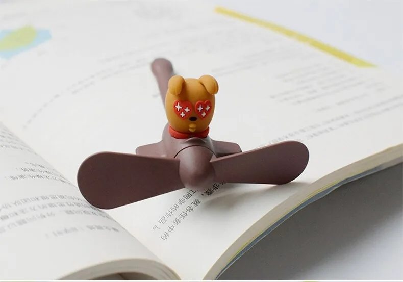 Nešiojamas USB ventiliatorius "Lakūnas meškiukas"