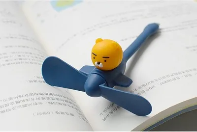 Nešiojamas USB ventiliatorius "Lakūnas meškinas"