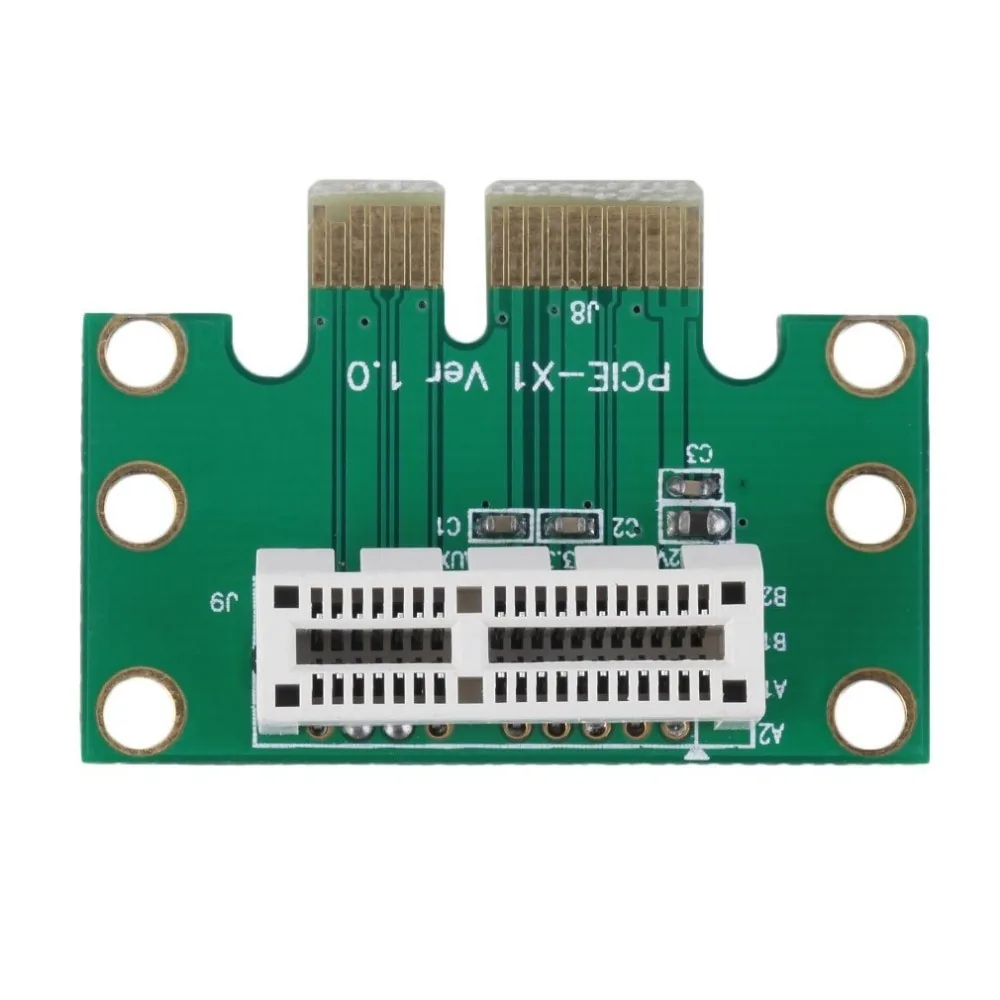 PCI Express 90º plokštė "Blue edition" (PCI-E, 1X)