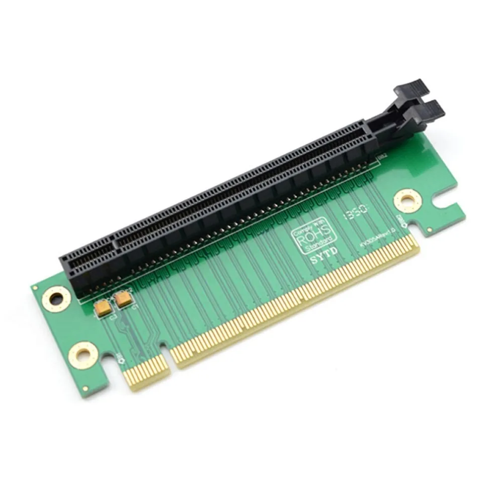 PCI Express 16X 90º plokštė "Green edition 2" (lizdas)