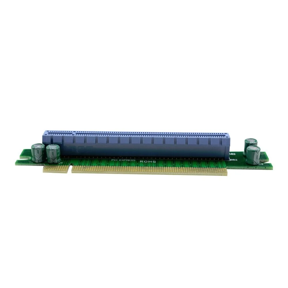 PCI Express 16X 90º plokštė "Blue edition" (lizdas)