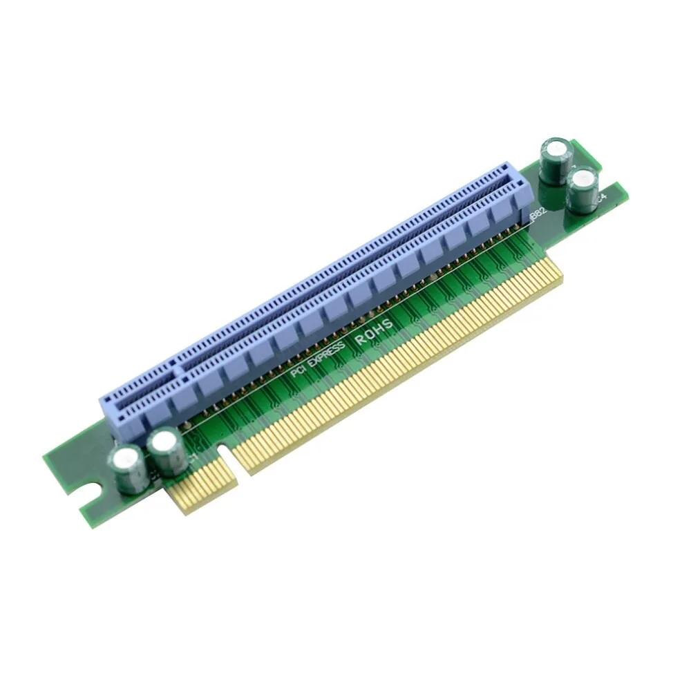 PCI Express 16X 90º plokštė "Blue edition" (lizdas)