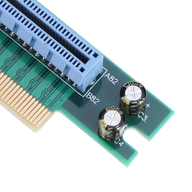 PCI Express 16X 90º plokštė "Blue edition 2" (lizdas)