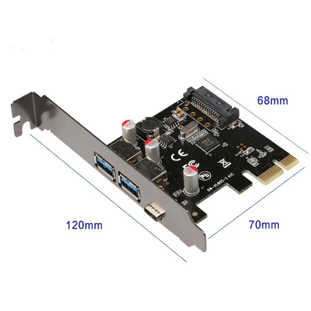 PCI Express į USB 3.0 ir 3.1 plokštė "Black Edition Pro GT 2"