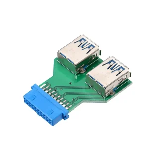 USB 3.0 į 2 USB 3.0 keitiklis "Blue Edition Pro 4"
