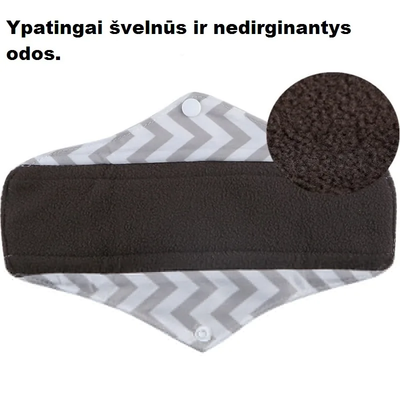 Daugkartinio naudojimo higieniniai įklotai "Patogumas" (5 vnt.