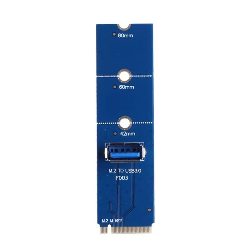 NGFF M.2 į USB 3.0 PCI-E plokštė "Blue edition"