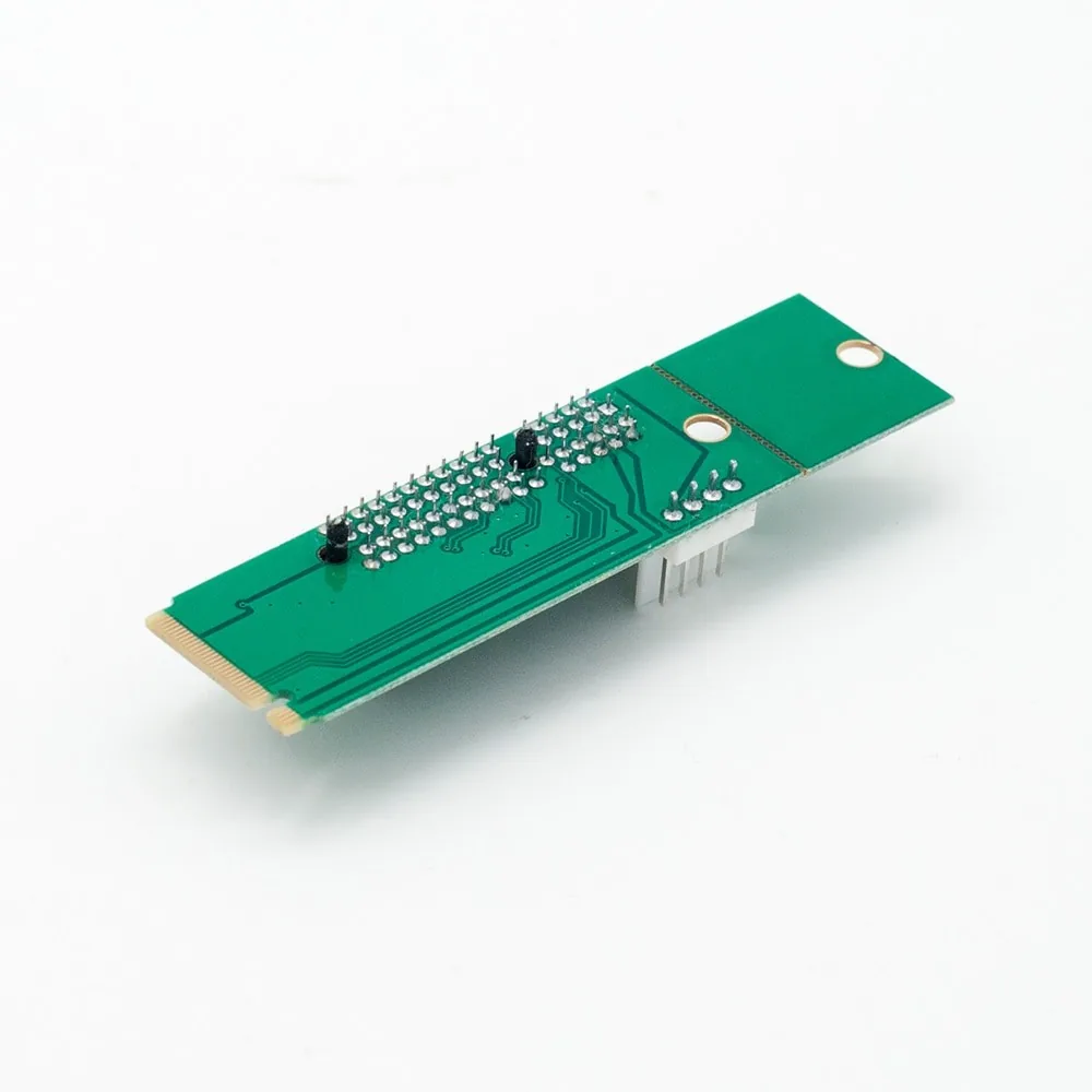 M.2 į PCI-E 4x 1x plokštė "Green edition" (BTC/ETH kasimui