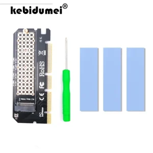 M.2 į PCI-E 3.0 X16 plokštė "Black edition Plus" (NVME, SSD)
