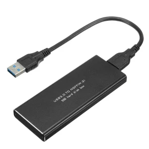Išorinis dėklas m2 SATA plokštei "Black Pro" (USB 3.