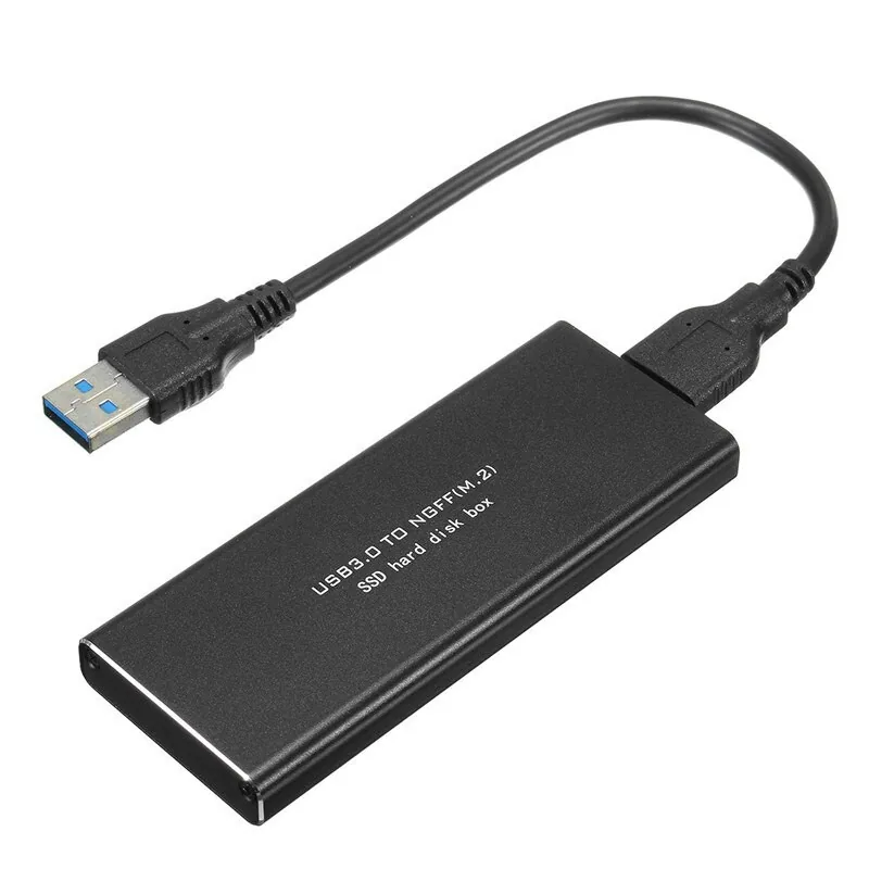 Išorinis dėklas m2 SATA plokštei "Black Pro" (USB 3.