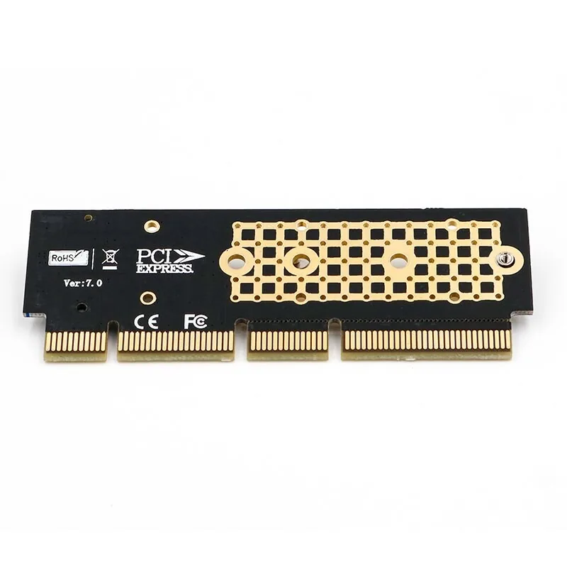 M.2 į PCI-E 3.0 X16 plokštė "Black edition Pro 2" (NVME, NGFF