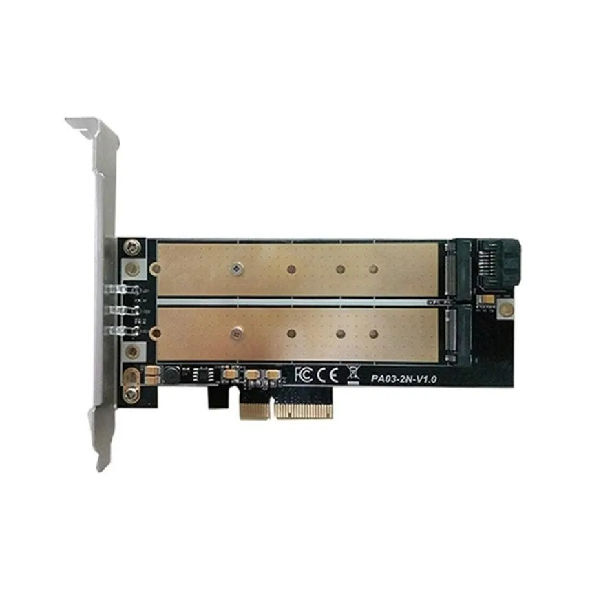 M.2 į PCI-E 3.0 X4 plokštė "Black edition Pro 5" (NVME, NGFF