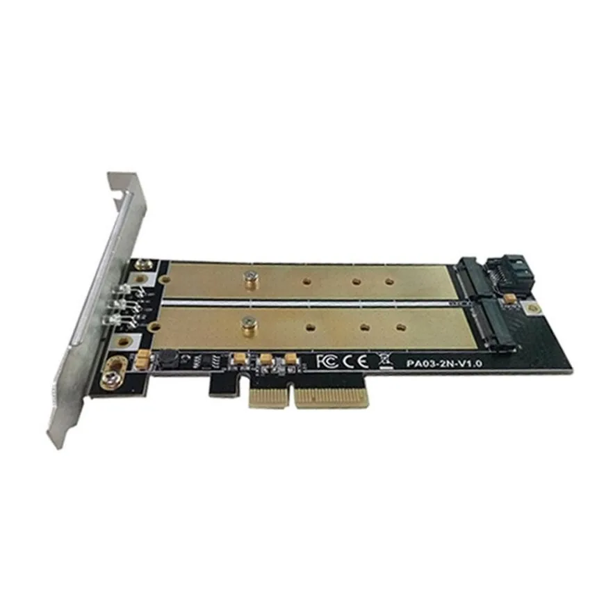 M.2 į PCI-E 3.0 X4 plokštė "Black edition Pro 5" (NVME, NGFF