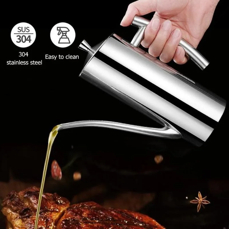 Plieninis aliejaus dozatorius "Aukščiausia klasė" (700 ml)
