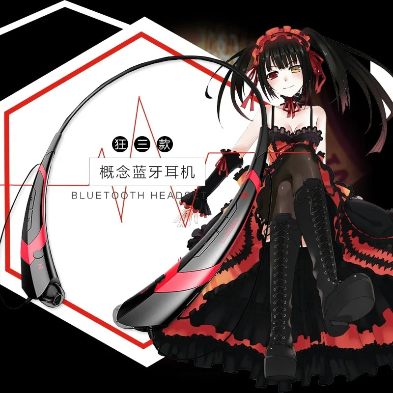 Belaidės ausinės "Hatsunės Miku stilius"