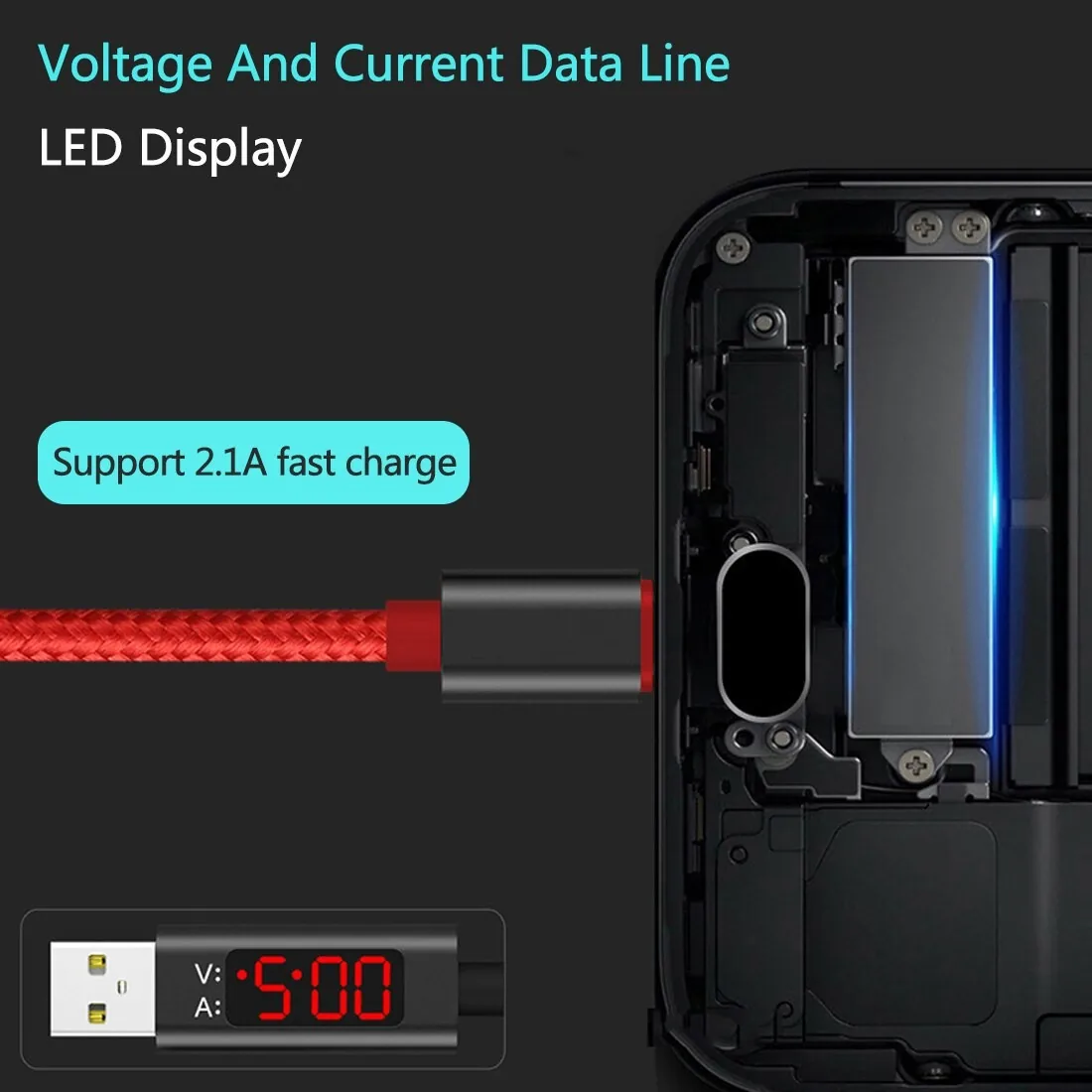 Išmanusis USB laidas "Clever 3" (Type-C)