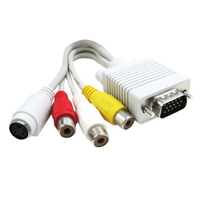 VGA į 3 RCA ir S-Video jungtis "Profesionalas 2"