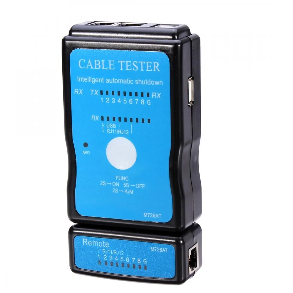 Laidų testeris "Geras laidas" (USB ir tinklo kabelių RJ45, RJ11)