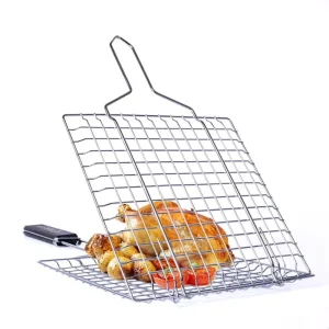 Grotelės mėsai ar žuviai kepti "Pro BBQ Deluxe"