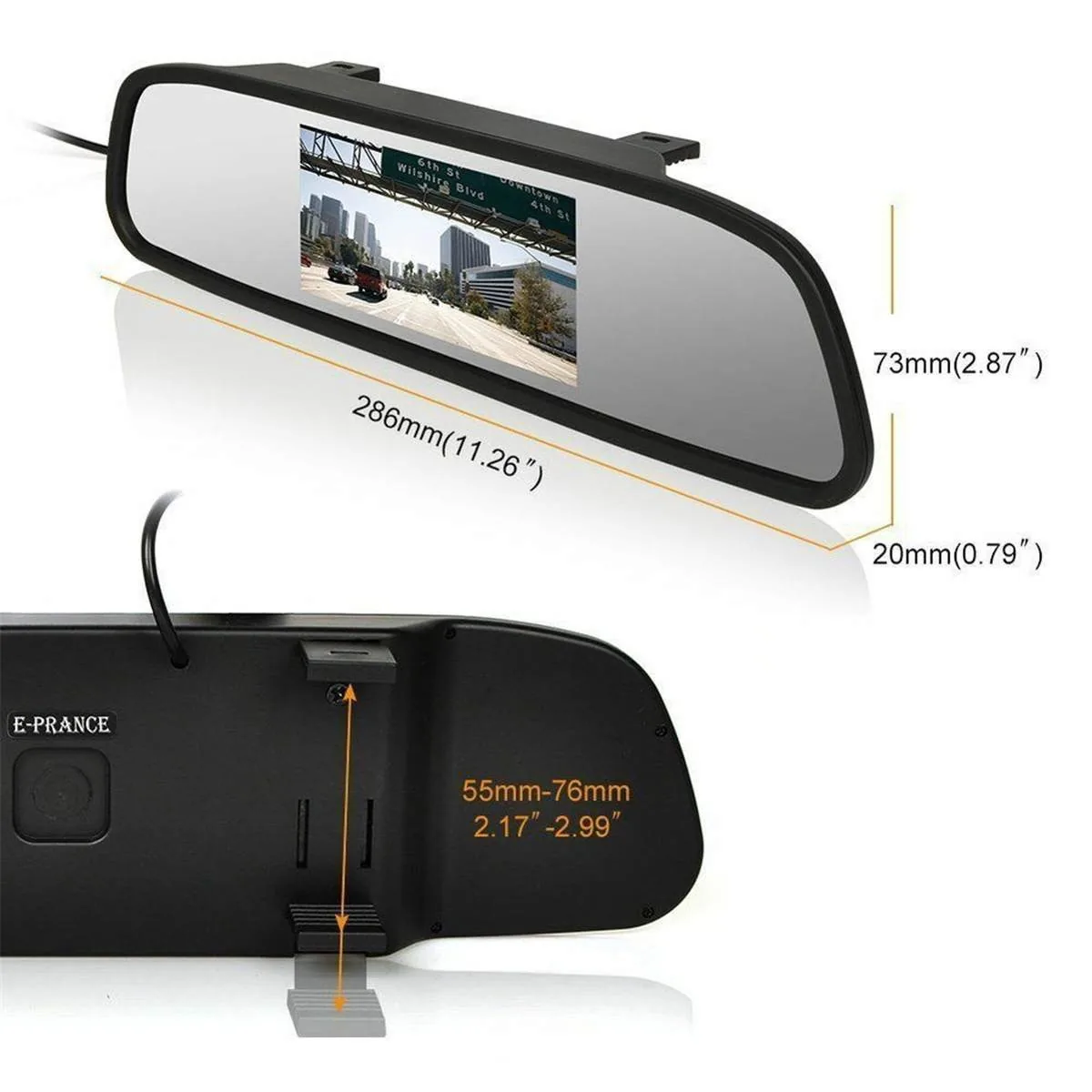 Automobilio parkavimo sistema "Luxury Pro" (5" LCD)