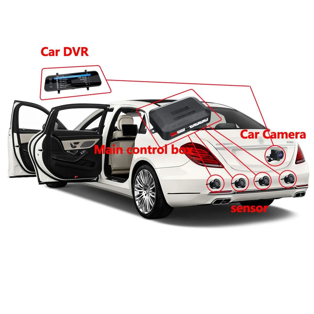 Automobilio parkavimo sistema "Luxury Pro 16" (9.