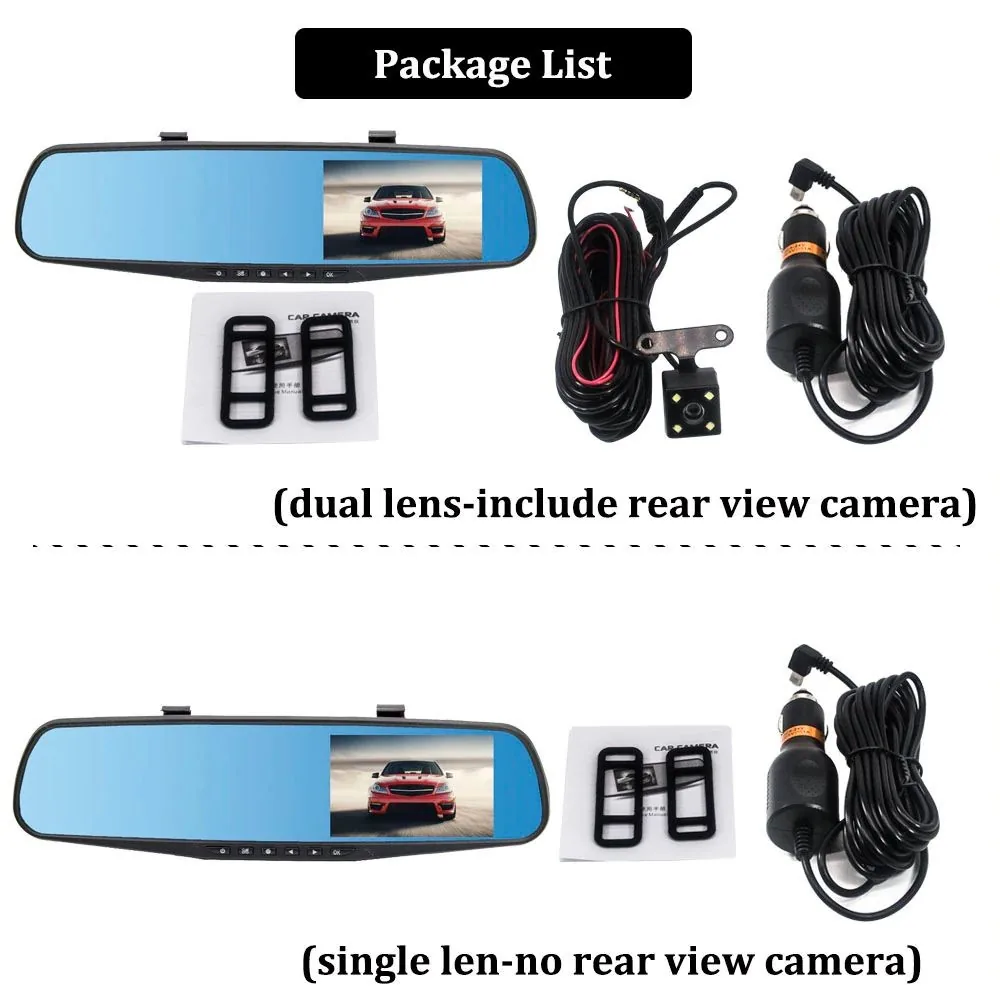 Vaizdo registratorius automobiliui "Mirror Deluxe Pro" (1080P)