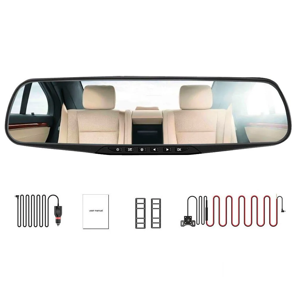 Vaizdo registratorius automobiliui "Mirror Deluxe Pro 4" (1080P)