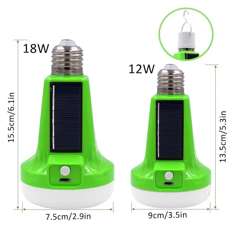 Saulės energija įkraunamas šviestuvas "Green Pro 2" (18 W)