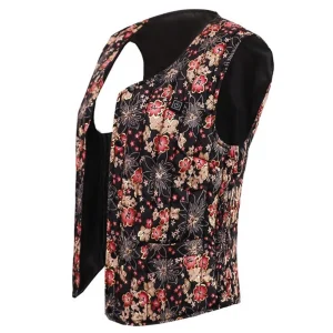 Moteriška šildanti liemenė "Flower Beauty" (USB)