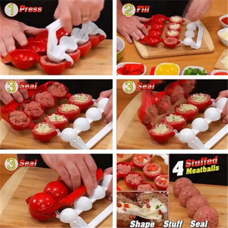 Žuvies ir mėsos formavimo įrankis "Super Ball Pro"
