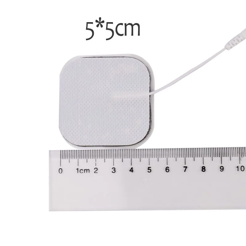 Silikono gelio elektrodai "ProTraining" (5 x 5 cm, 100 vnt.