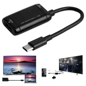 Mini USB 3.1 Type C į HDMI keitiklis "Ultra Maximum"