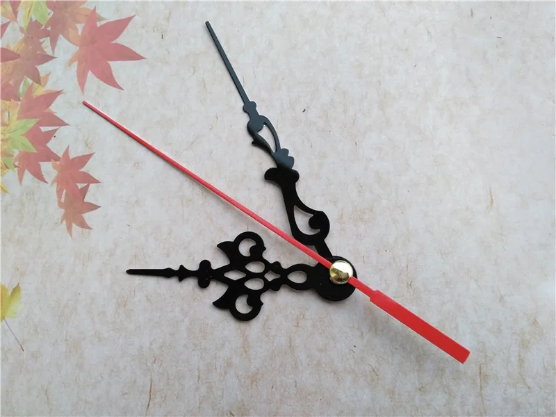 Sieninio laikrodžio rodyklės "Juodais raktelis su raudona