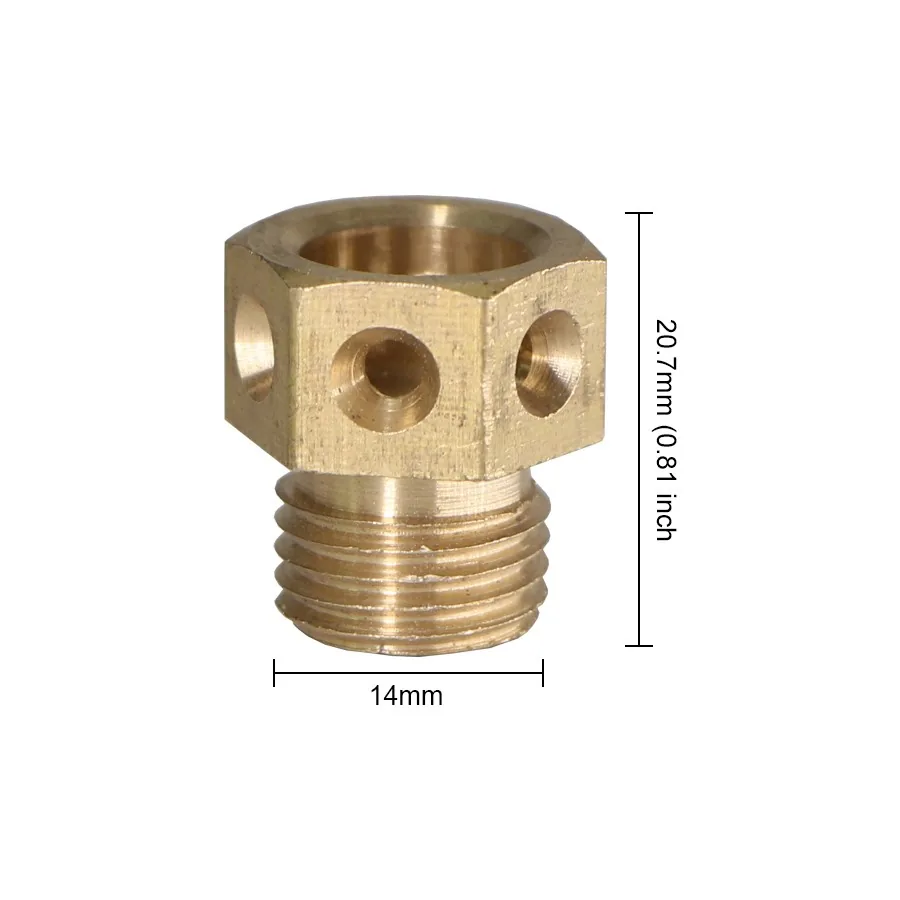 Žalvarinis purkštuvas "Aukščiausia kokybė 22" (14 mm)