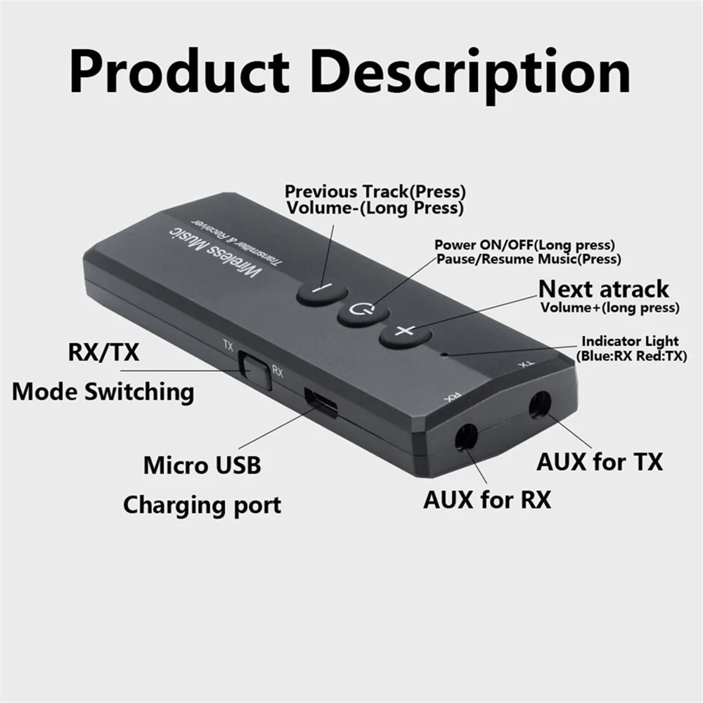 Bluetooth 5 siųstuvas imtuvas "Best Sound Ultra 9" (Wireless