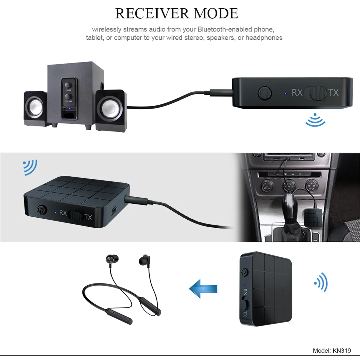 Bluetooth 5 siųstuvas imtuvas "Best Sound Ultra 10" (Wireless