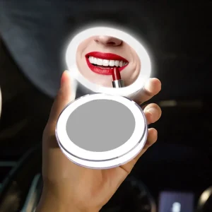 USB įkraunamas LED makiažo veidrodis "Premium Makeup Pro 2"