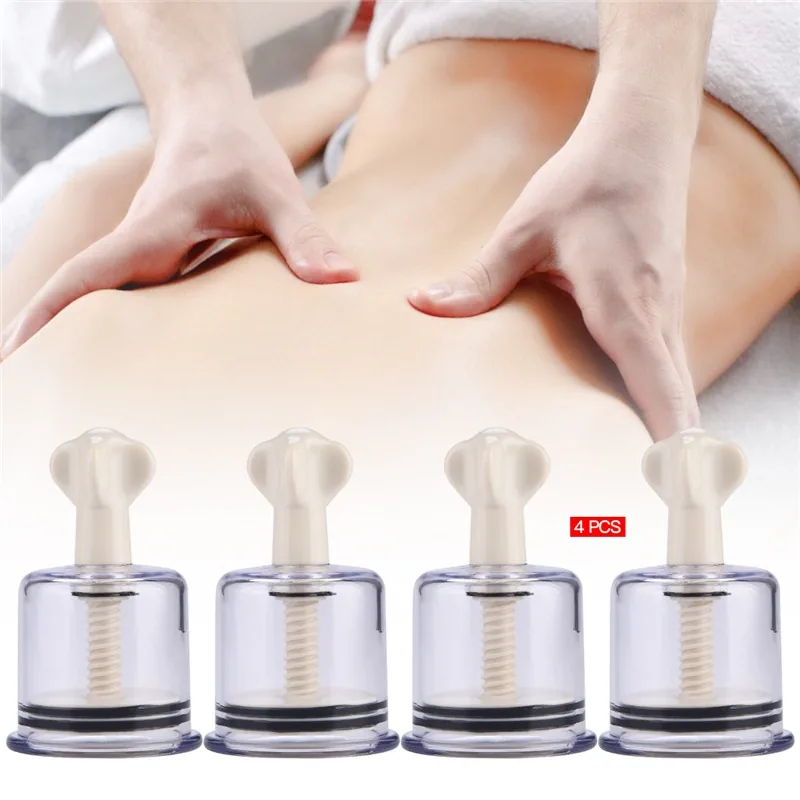Vakuminės anticeliulitinės taurės "Cellulite Goodbye 5" (4 vnt.