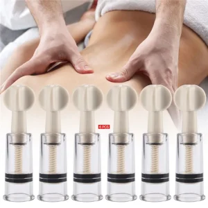 Vakuminės anticeliulitinės taurės "Cellulite Goodbye 6" (6 vnt.
