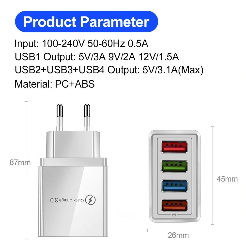 Universalus USB pakrovėjas "SuperSpeed Deluxe 6" (5V 3.