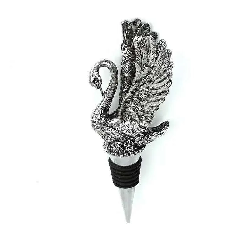Šampano ir vyno butelio kamštis "Premium Deluxe Swan"