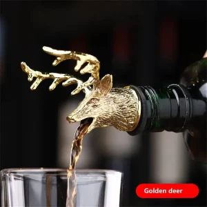 Šampano ir vyno butelio kamštis "Premium Gold Elk"