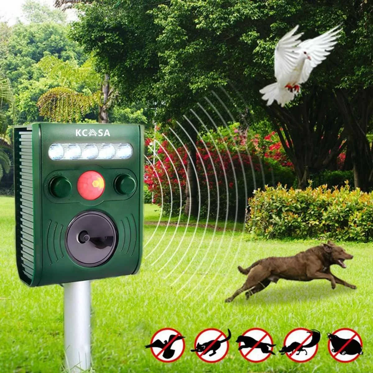 Ultragarsinis gyvūnų ir paukščių baidytuvas "Ultrasonic Power