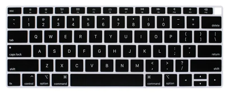 Silikoninė apsauga nešiojamo kompiuterio klaviatūrai "Macbook