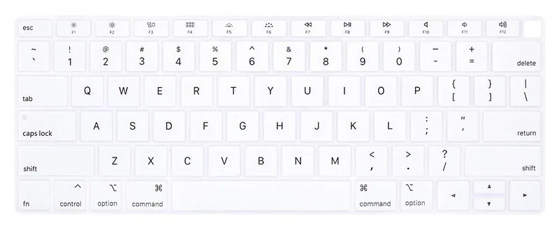 Silikoninė apsauga nešiojamo kompiuterio klaviatūrai "Macbook