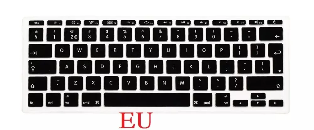 Silikoninė apsauga nešiojamo kompiuterio klaviatūrai "Macbook